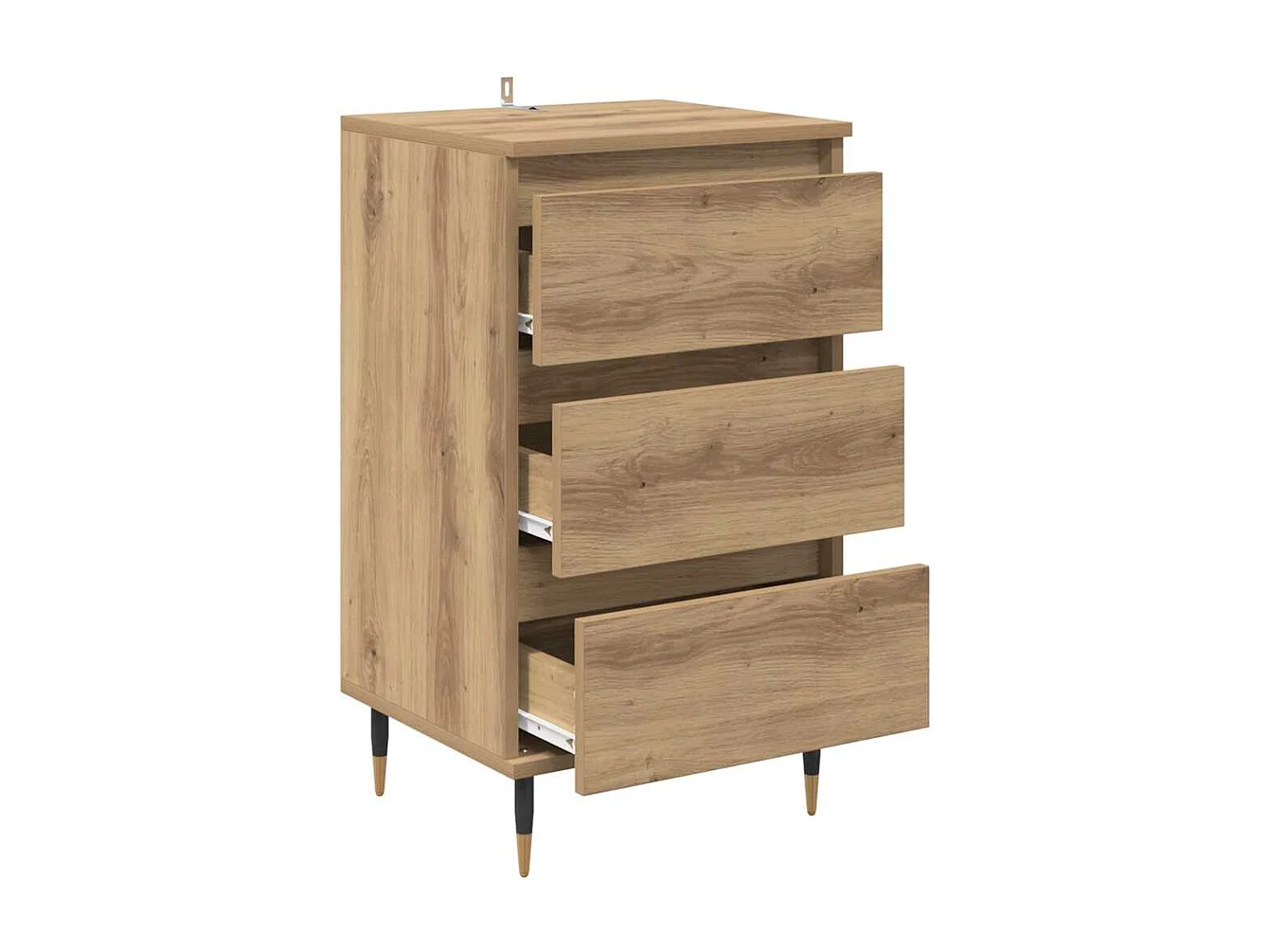 Buffet chêne artisanal 35 x 40 x 70 cm Bois d'ingénierie