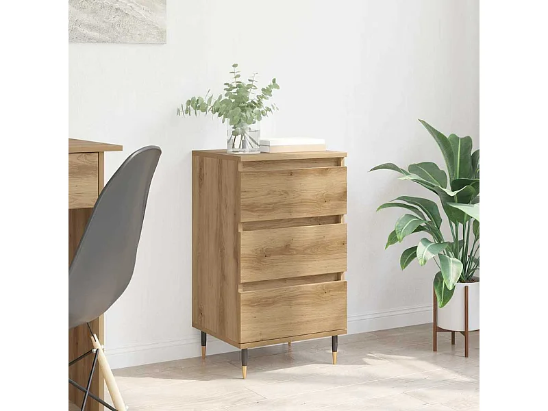 Buffet chêne artisanal 35 x 40 x 70 cm Bois d'ingénierie