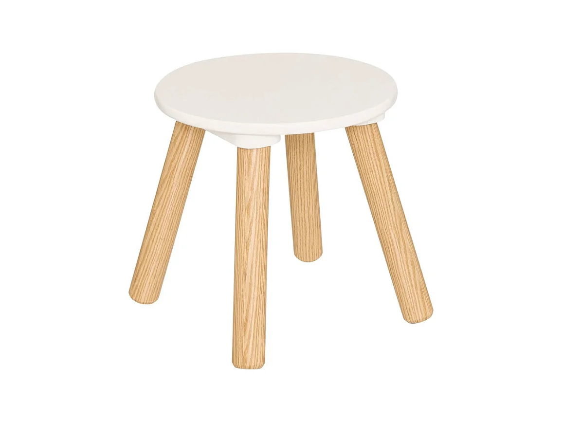 Coiffeuse Enfant Avec Tabouret "Nomade" 89cm Blanc