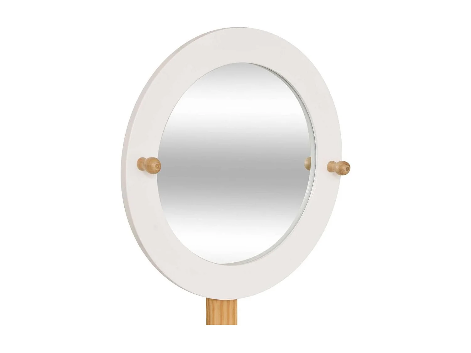 Coiffeuse Enfant Avec Tabouret "Nomade" 89cm Blanc