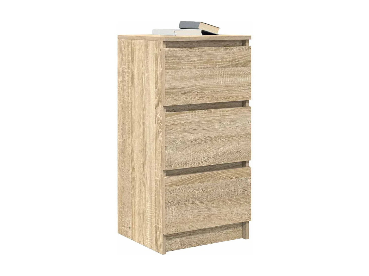 Aparador roble Sonoma 37,5x35x76 cm madera de ingeniería