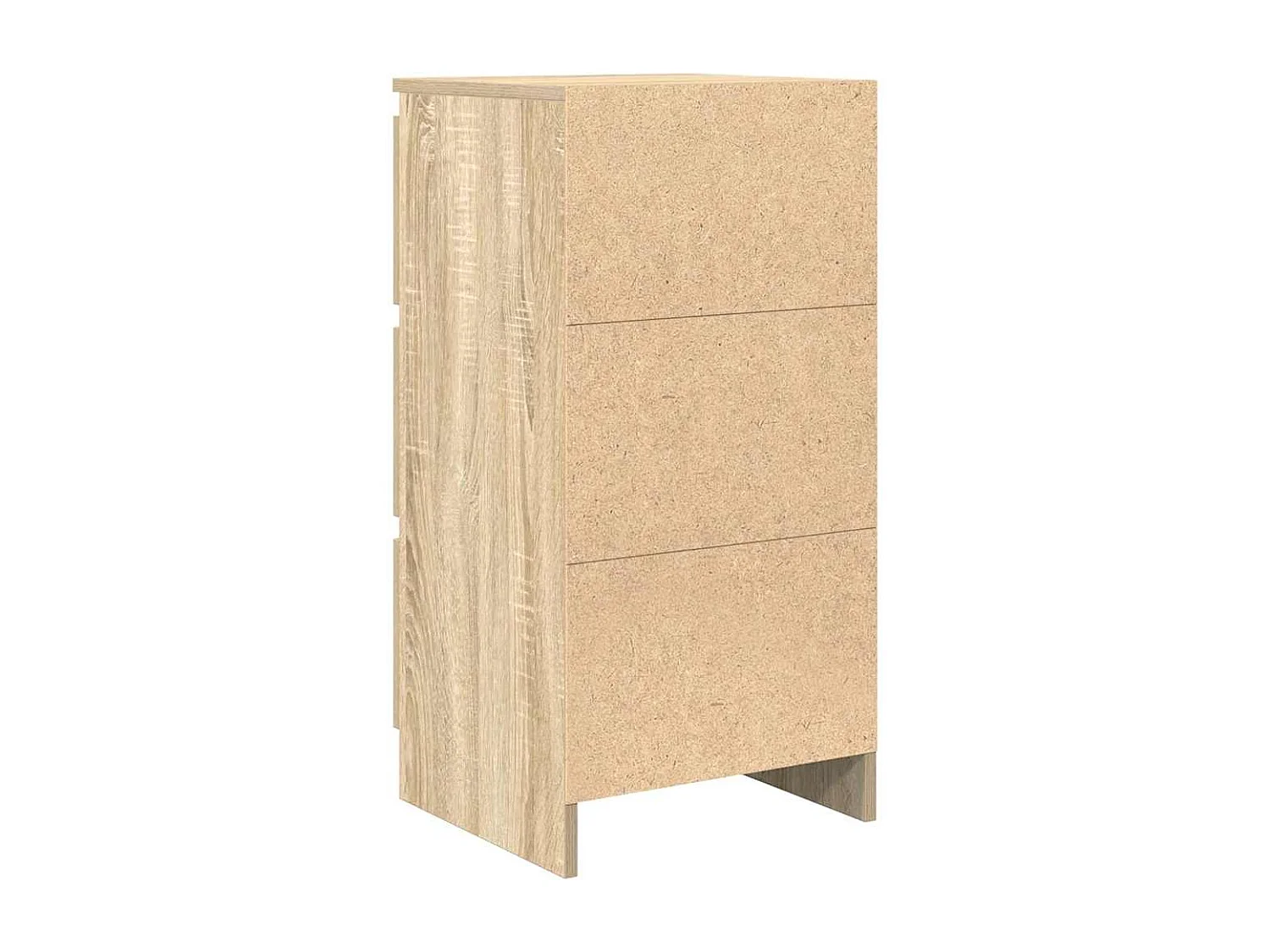 Aparador roble Sonoma 37,5x35x76 cm madera de ingeniería
