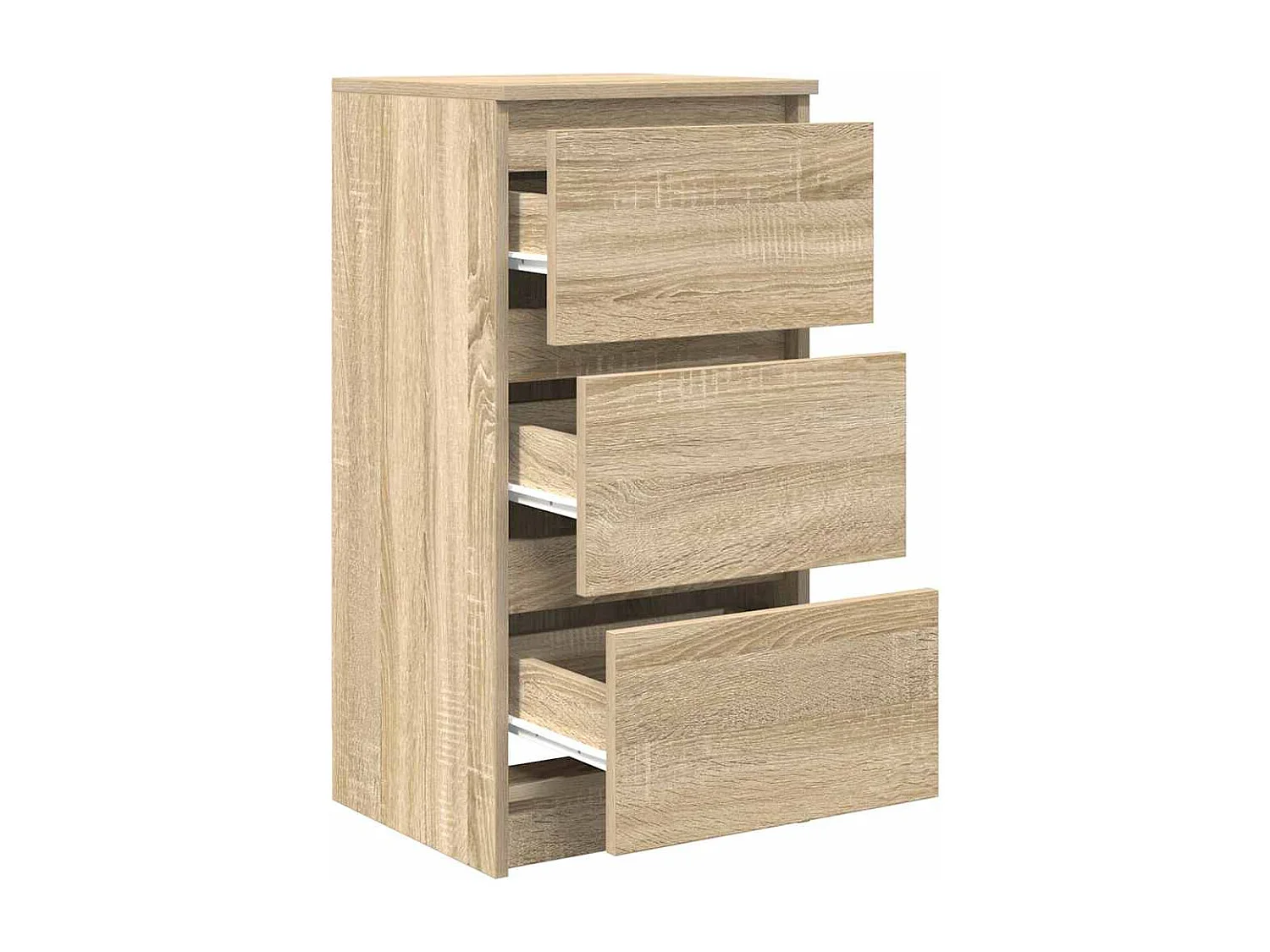 Buffet chêne sonoma 37,5x35x76 cm bois d'ingénierie