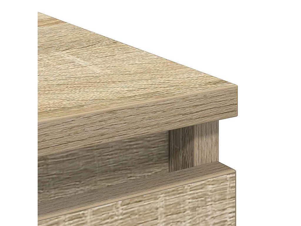 Buffet chêne sonoma 37,5x35x76 cm bois d'ingénierie