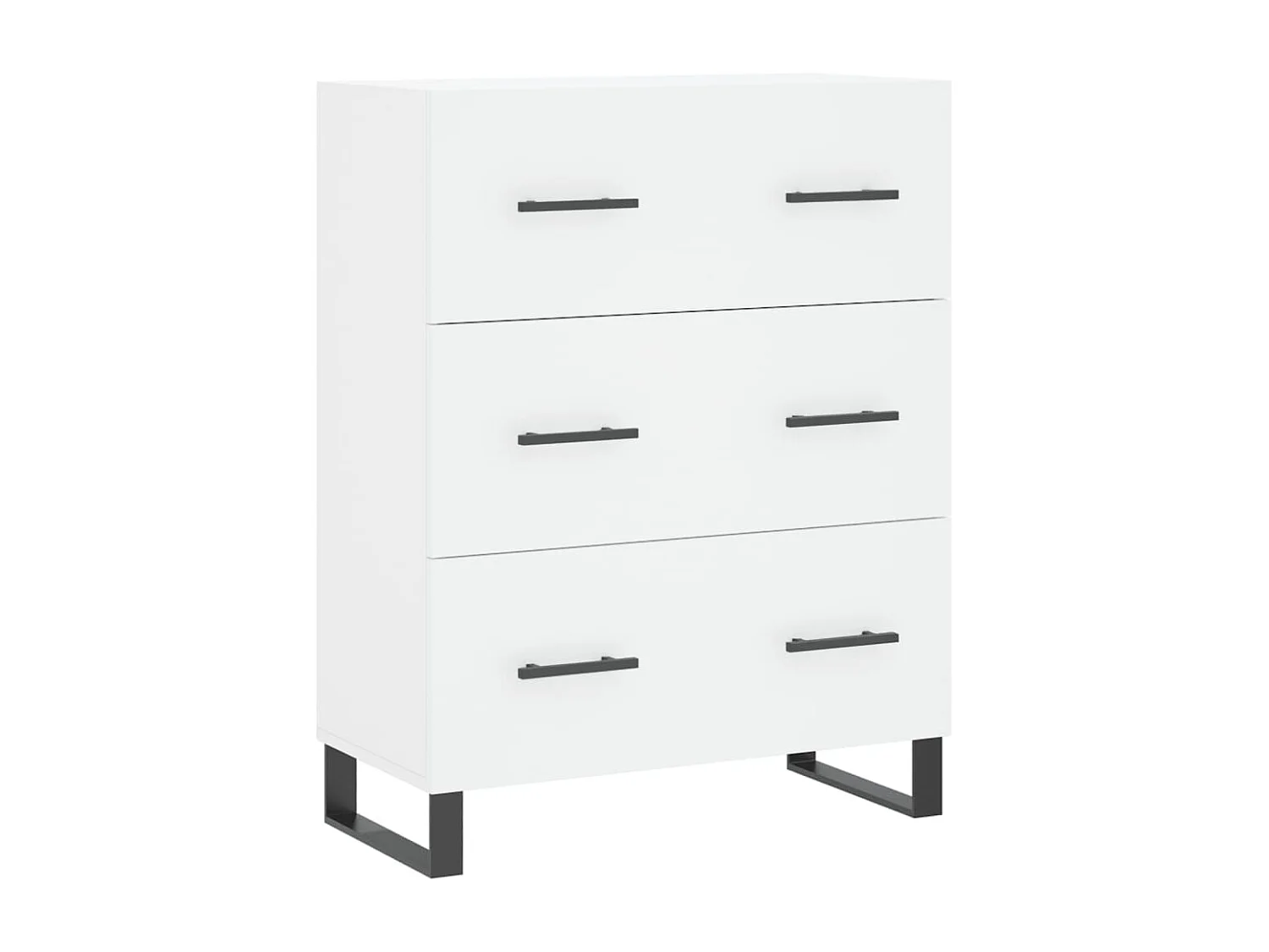 Armário alto 69,5x34x180 cm derivados de madeira branco