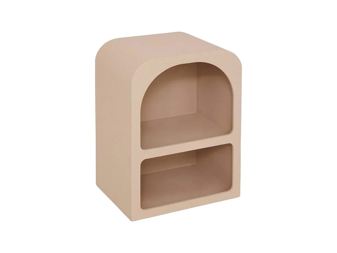 Chevet 2 niches beige Soleya Atmosphera