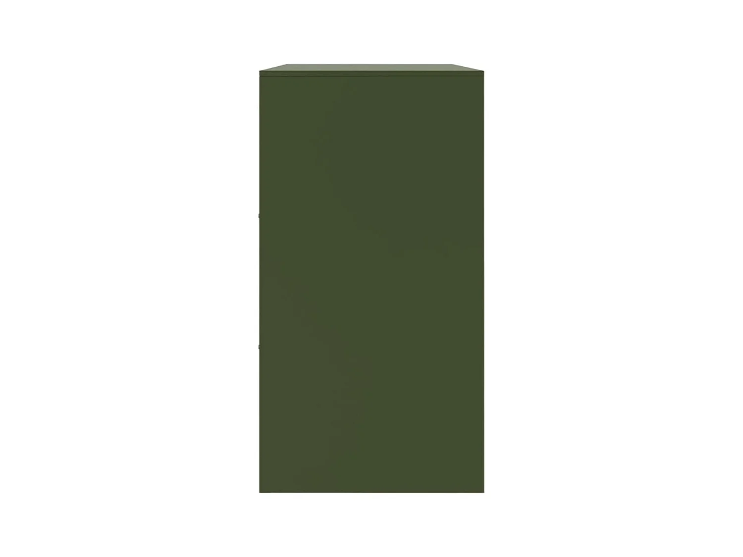 Buffet vert olive 99x39x73 cm acier