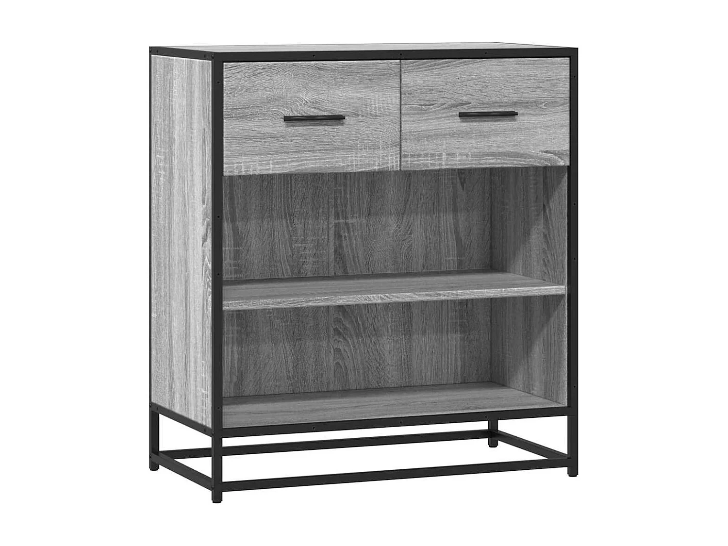 Buffet sonoma gris 68x35x76 cm bois d'ingénierie