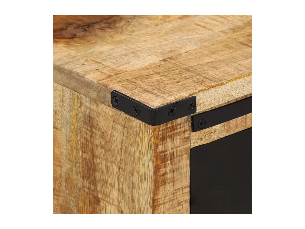 Buffet avec 3 tiroirs 55x35x60 cm bois massif de manguier