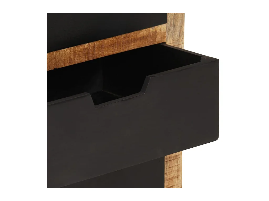 Buffet avec 3 tiroirs 55x35x60 cm bois massif de manguier