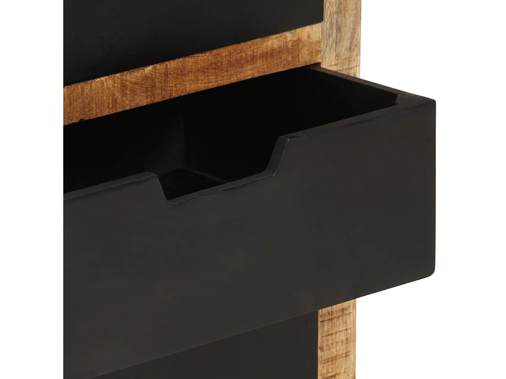 Buffet avec 3 tiroirs 55x35x60 cm bois massif de manguier