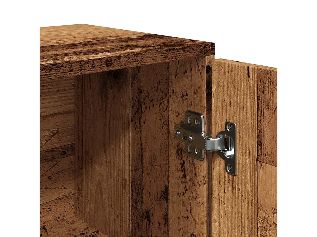 Buffet vieux bois 88x30x64 cm bois d'ingénierie