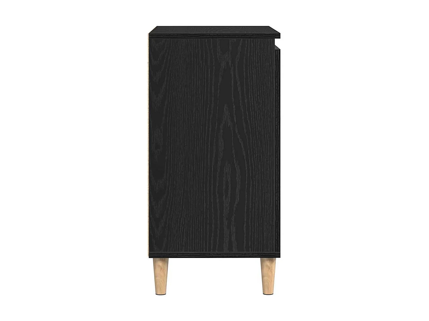 Buffet Noir 60 x 35 x 70 cm Bois d'ingénierie