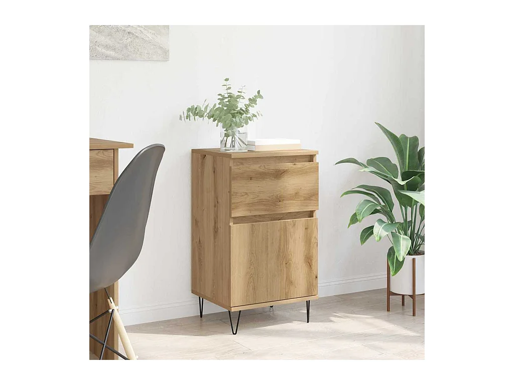 Buffet chêne artisanal 35 x 40 x 70 cm Bois d'ingénierie