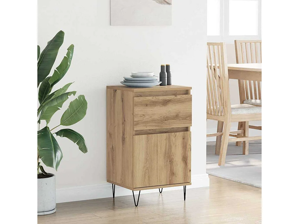 Buffet chêne artisanal 35 x 40 x 70 cm Bois d'ingénierie