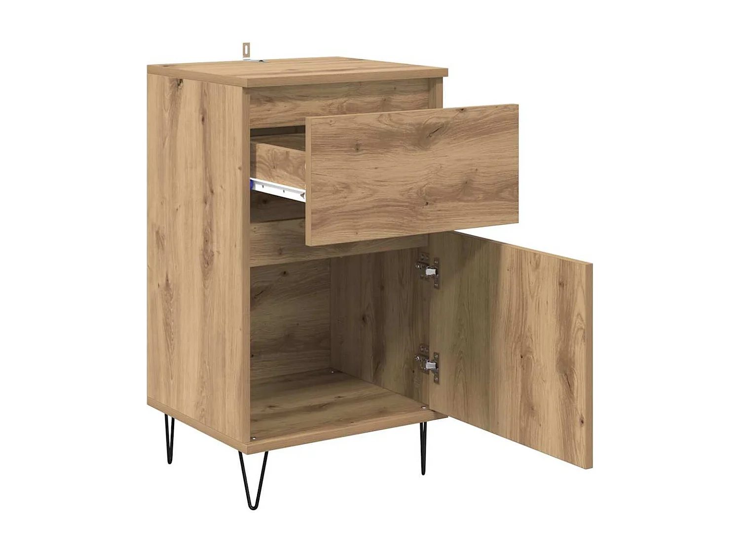 Buffet chêne artisanal 35 x 40 x 70 cm Bois d'ingénierie