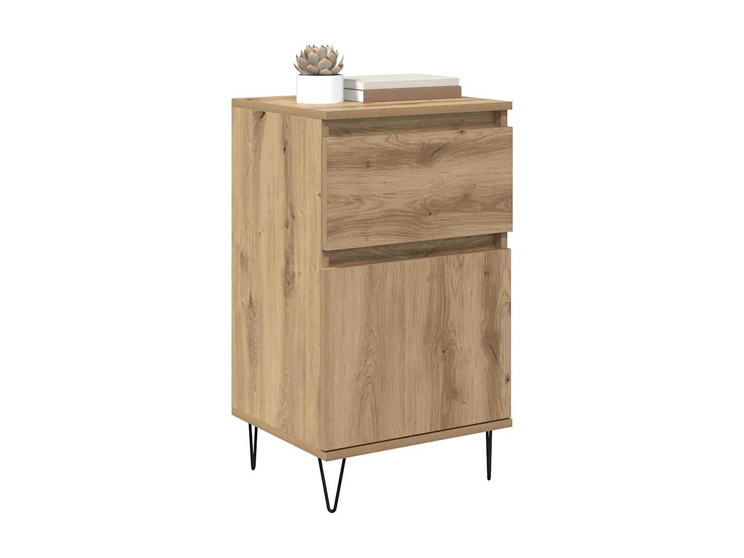 Buffet chêne artisanal 35 x 40 x 70 cm Bois d'ingénierie