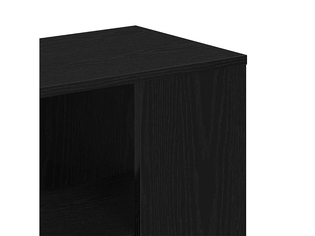 Buffet Noir 60 x 30 x 50 cm Bois d'ingénierie