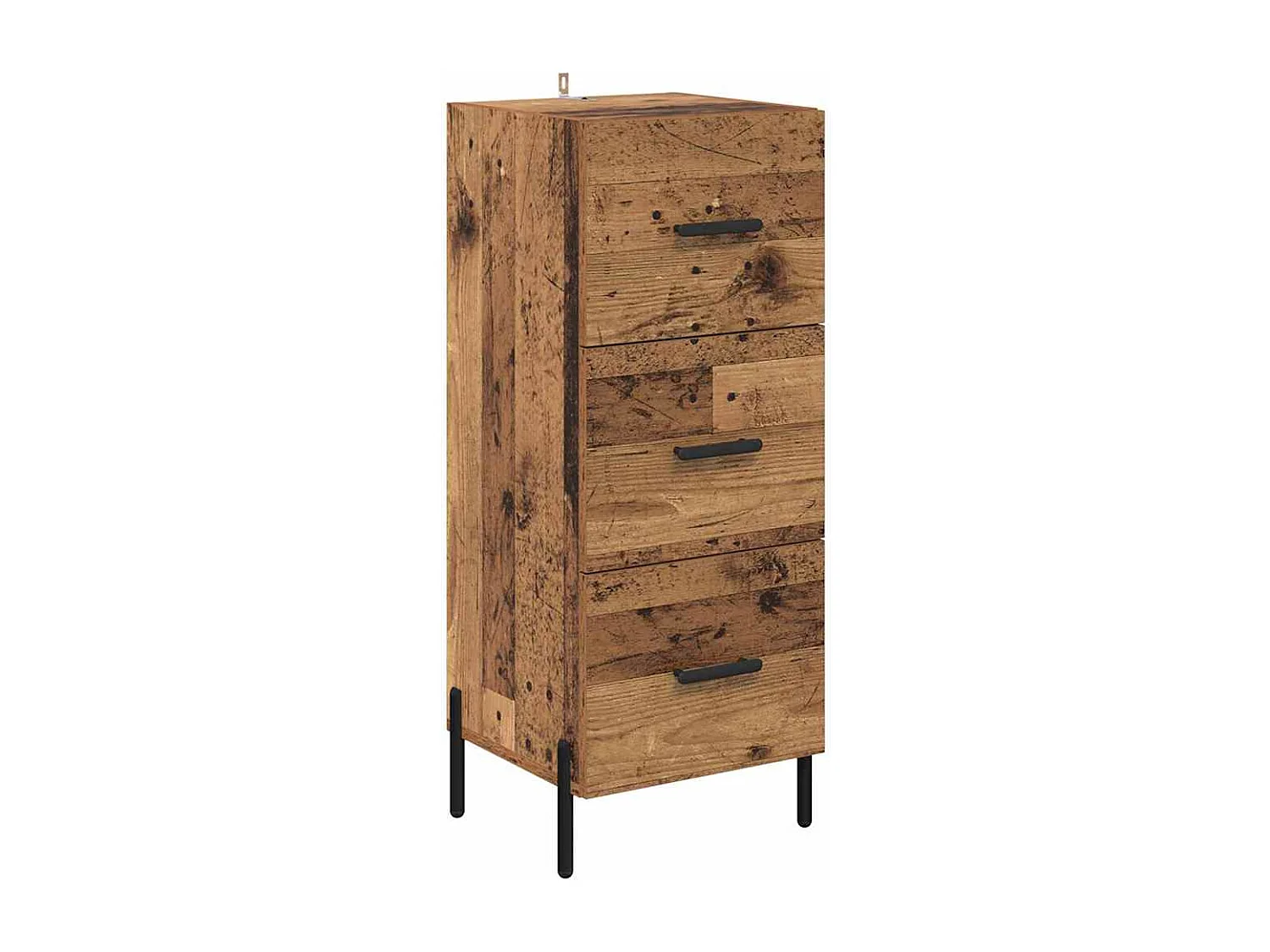 Buffet Bois ancien 34 x 34,5 x 90 cm Bois d'ingénierie
