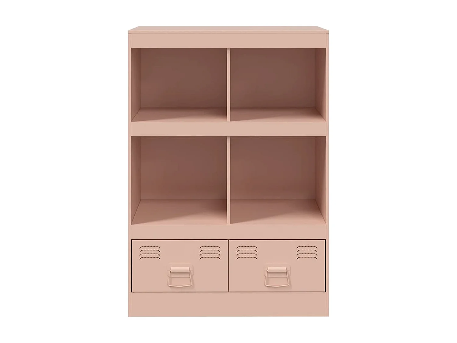 Buffet haut rose 67x39x95 cm acier