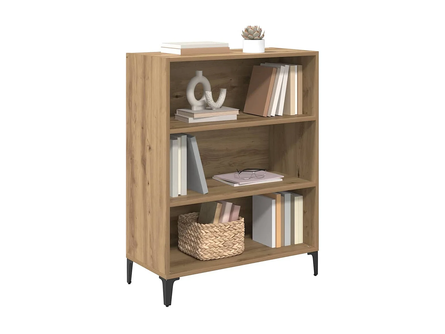 Buffet chêne artisanal 32,5 x 69,5 x 90 cm Bois d'ingénierie