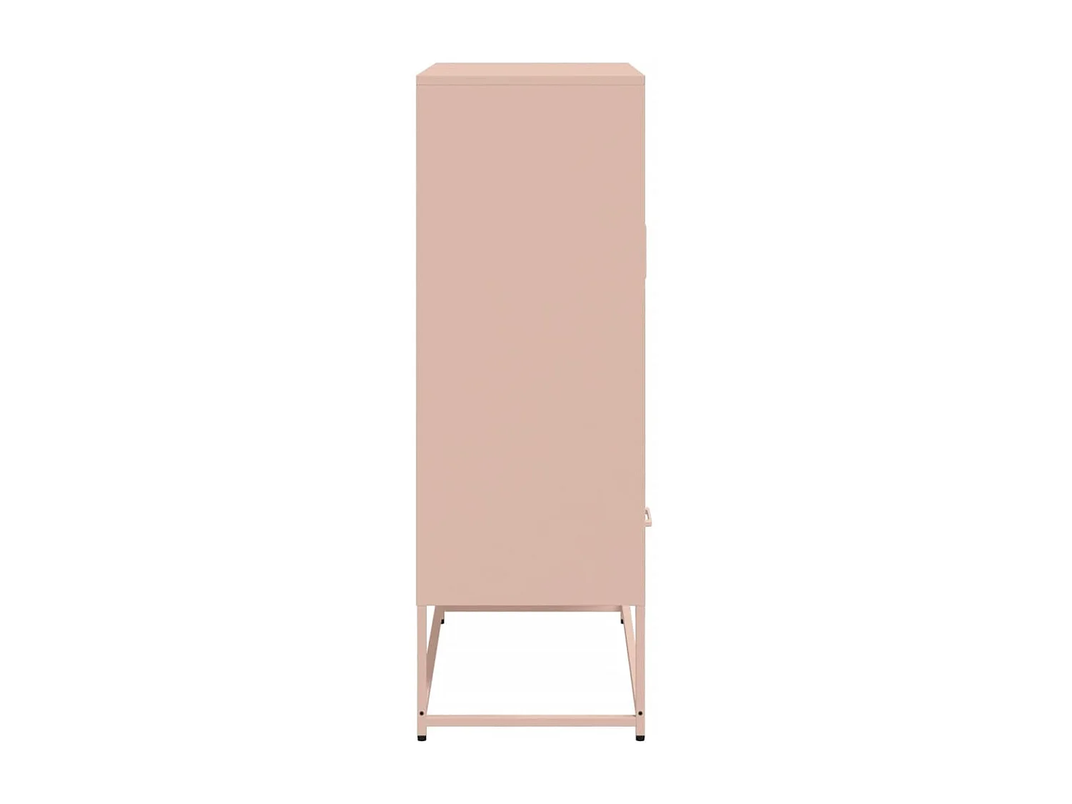 Buffet haut rose 68x39x111,5 cm acier