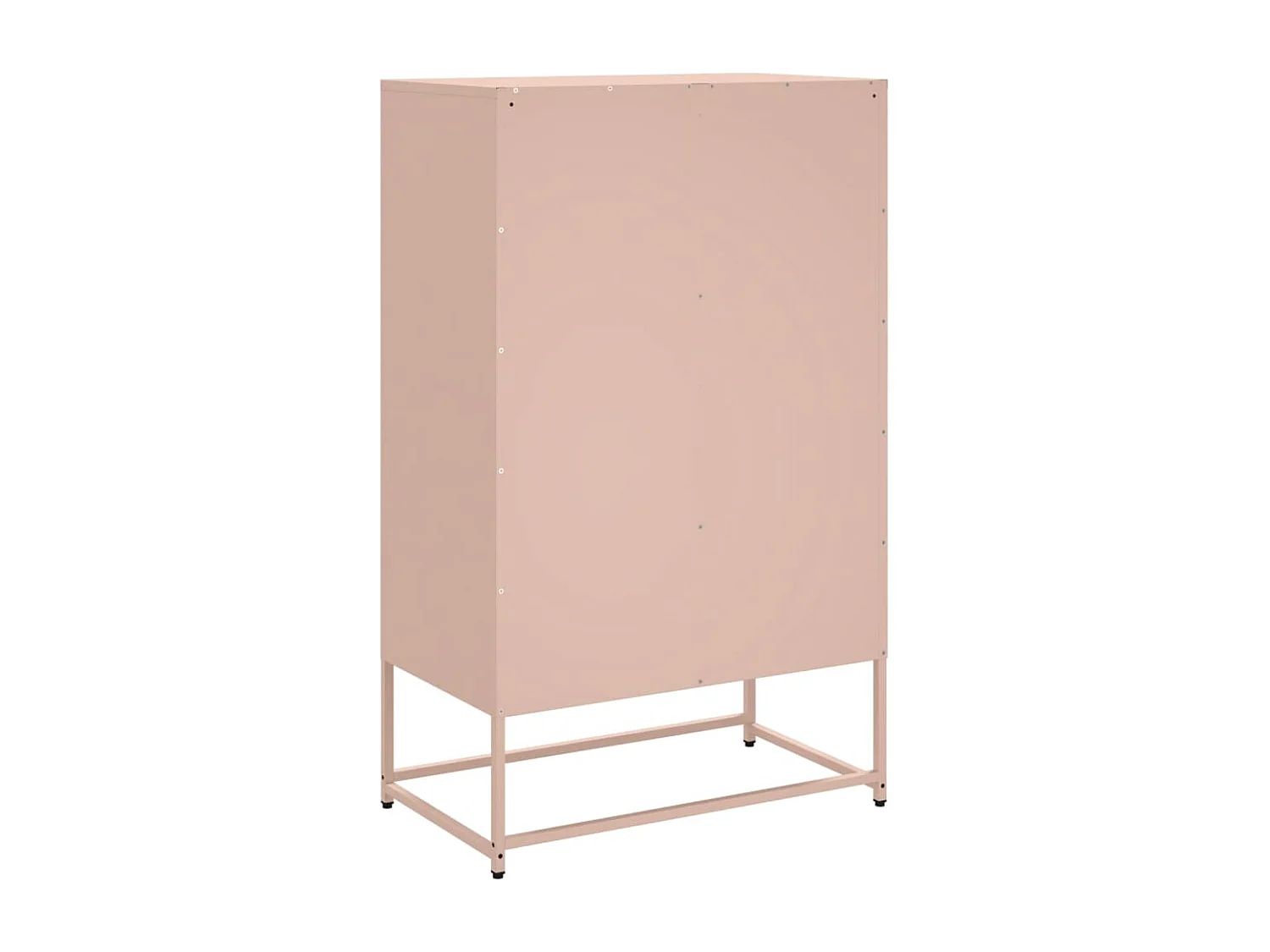 Buffet haut rose 68x39x111,5 cm acier
