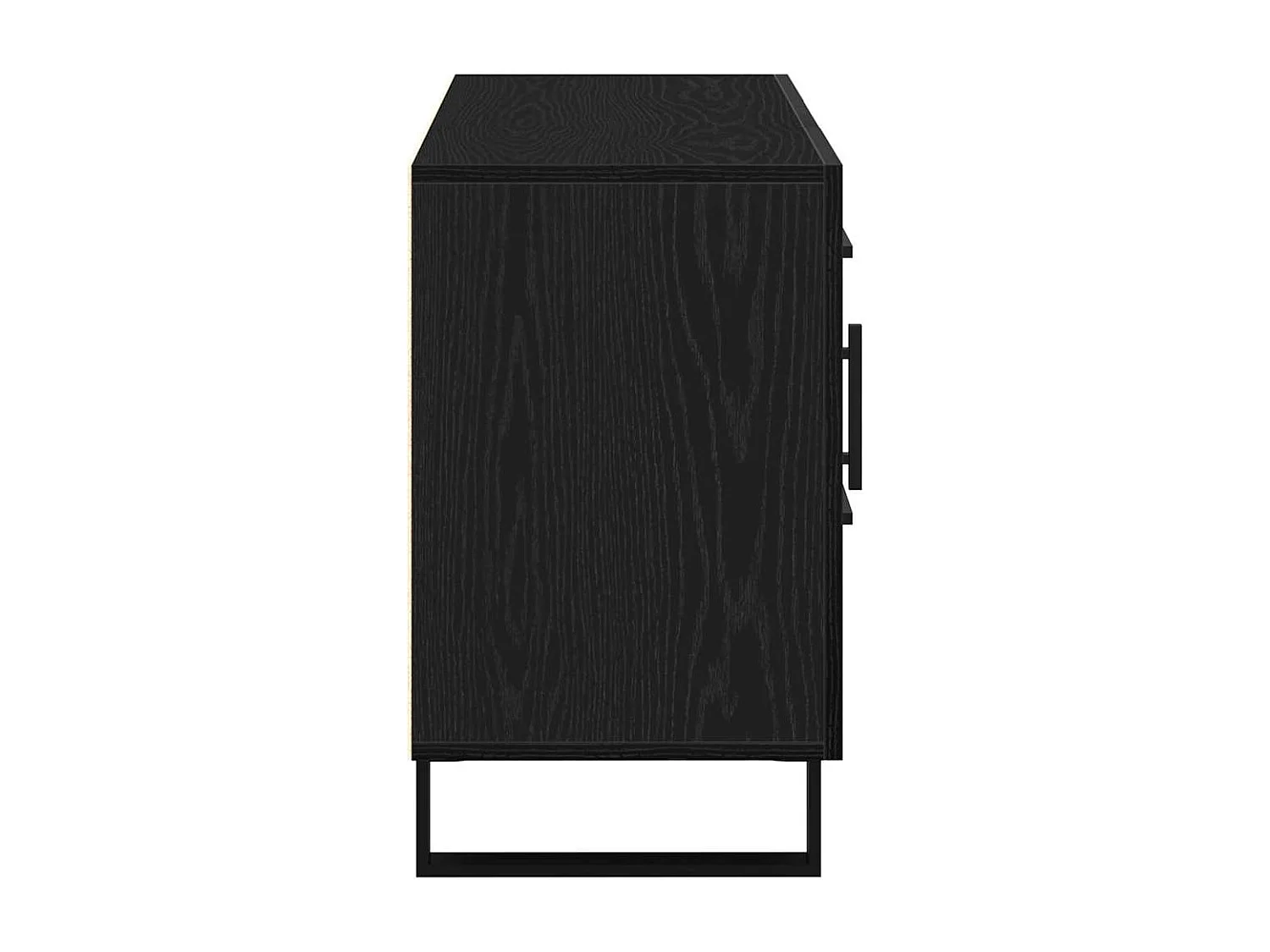 Buffet Chêne noir 100 x 36 x 60 cm Bois d'ingénierie