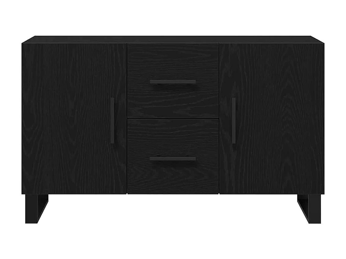Buffet Chêne noir 100 x 36 x 60 cm Bois d'ingénierie