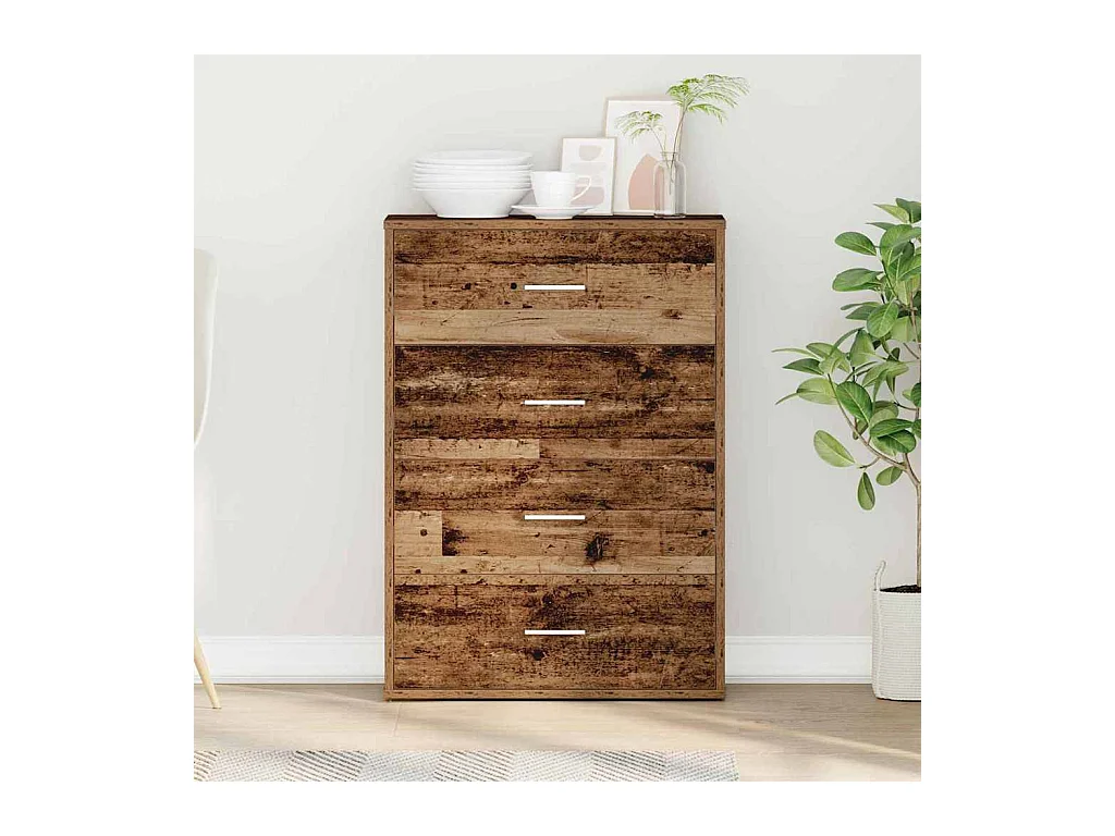 Buffet Bois ancien 60 x 31 x 84 cm Bois d'ingénierie