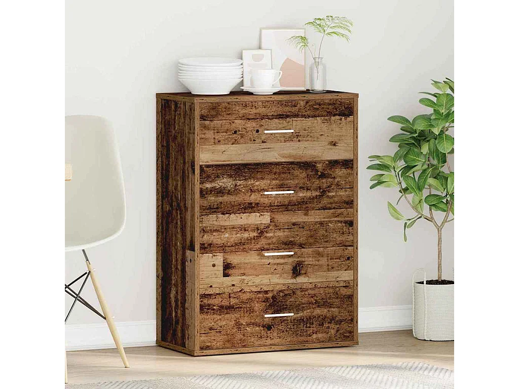 Buffet Bois ancien 60 x 31 x 84 cm Bois d'ingénierie