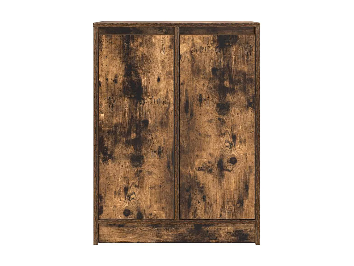 Buffet chêne fumé 57x34x76 cm bois d'ingénierie