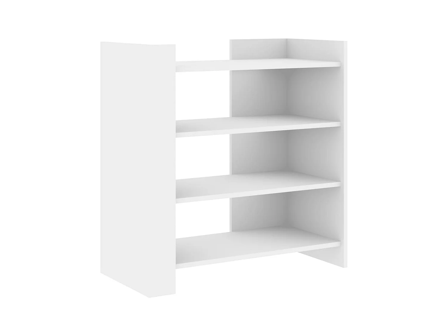 Buffet blanc 73,5x35x75 cm bois d’ingénierie