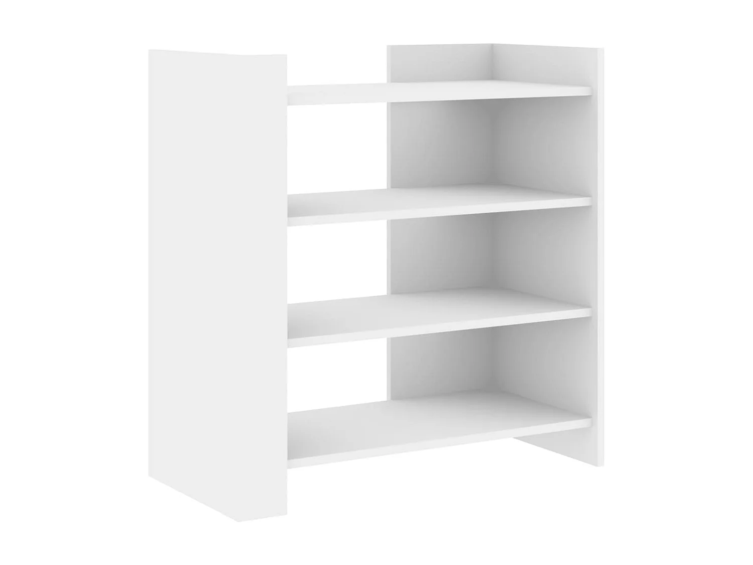 Buffet blanc 73,5x35x75 cm bois d’ingénierie