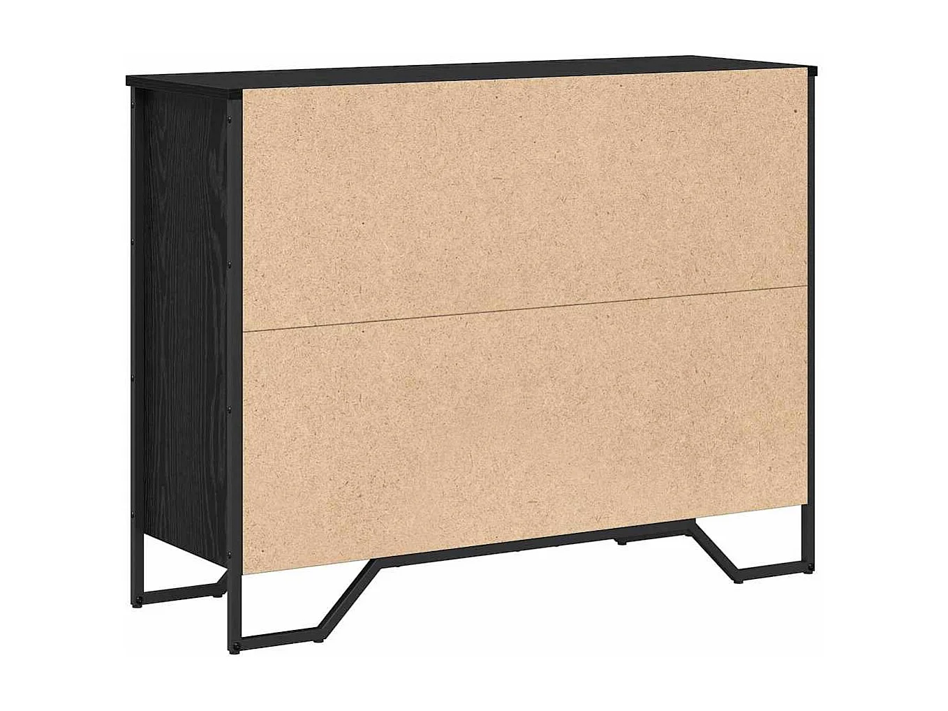 Buffet Chêne noir 97 x 32.5 x 74.5 cm Bois d'ingénierie