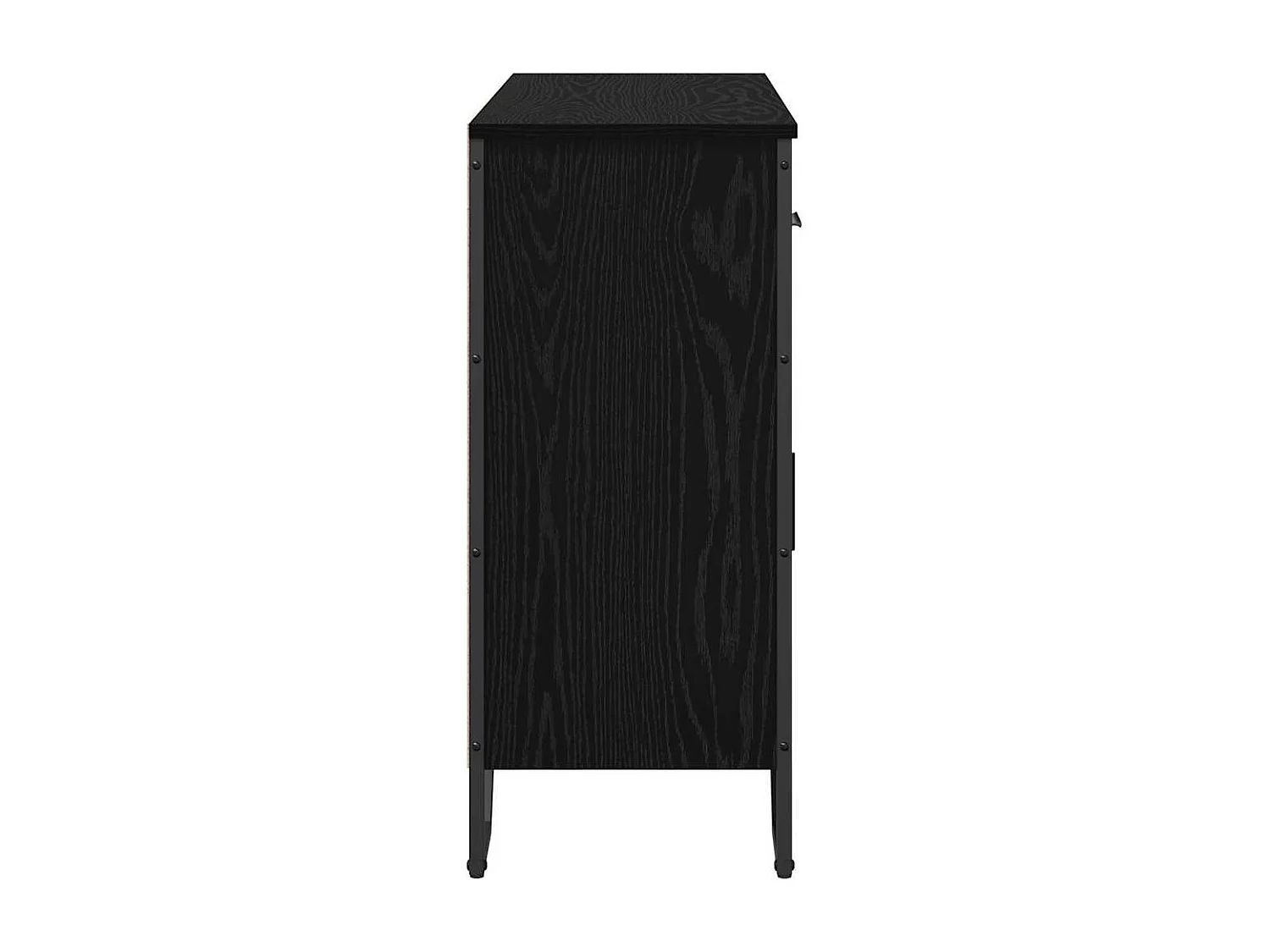 Buffet Chêne noir 97 x 32.5 x 74.5 cm Bois d'ingénierie