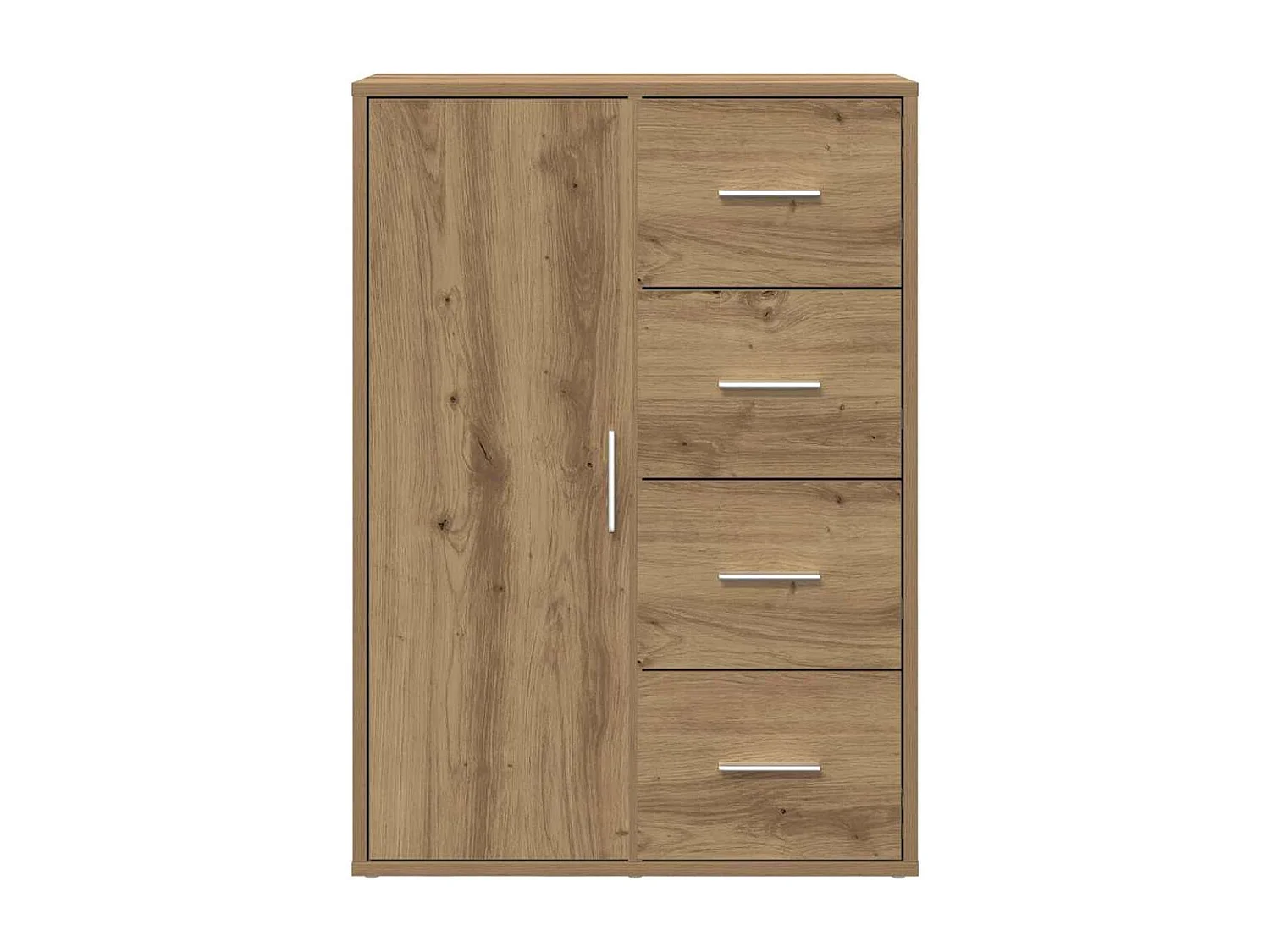 Vitrina Roble artisan 60 x 31 x 84 cm Madera contrachapada