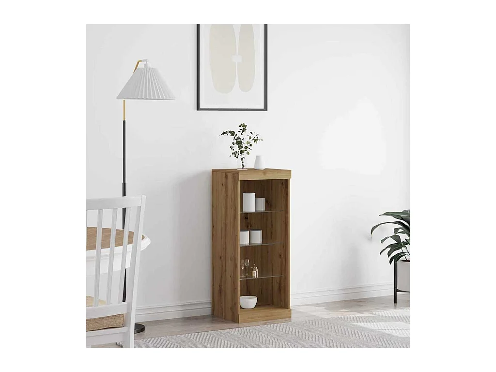 Buffet chêne artisanal 41 x 37 x 100 cm Bois d'ingénierie