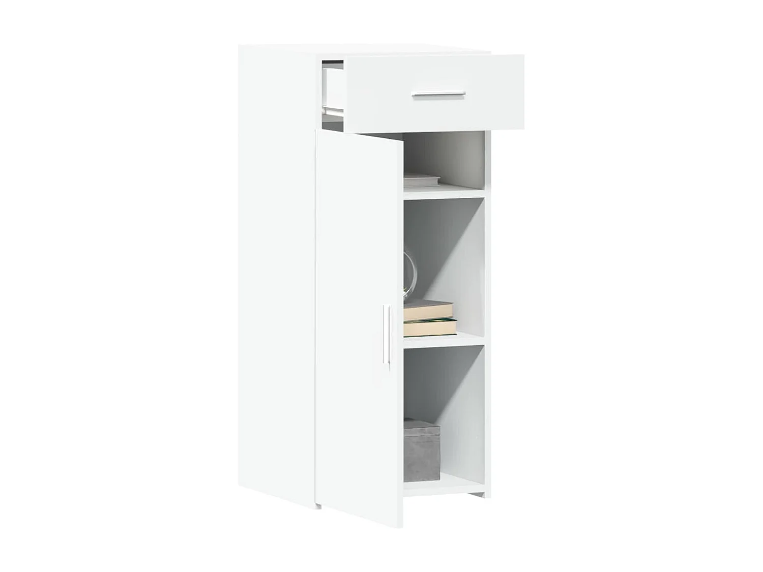 Buffet blanc 40x42,5x93 cm bois d'ingénierie