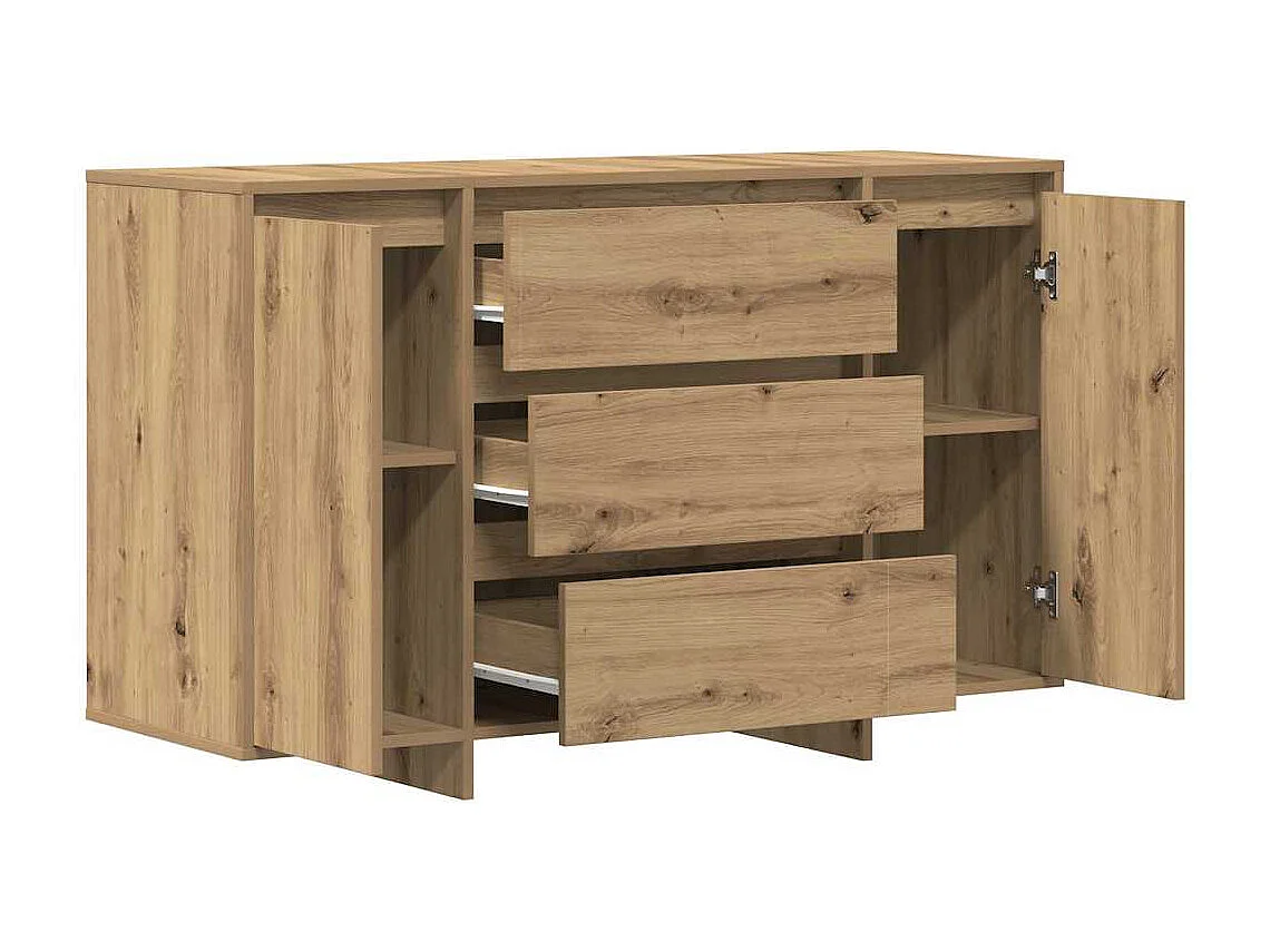 Buffet chêne artisanal 120 x 41 x 75 cm Bois d'ingénierie