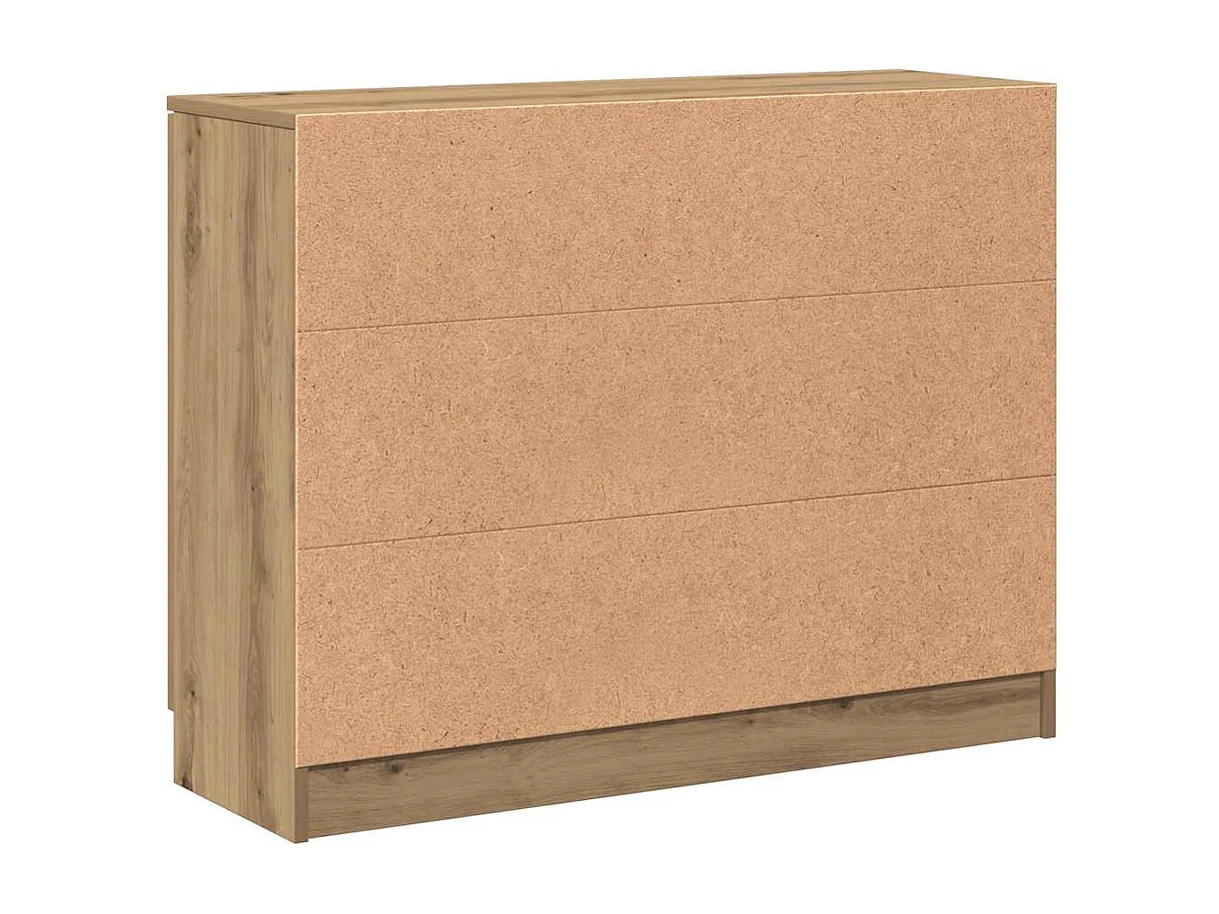 Buffet chêne artisanal 90,5x30x70 cm bois d'ingénierie