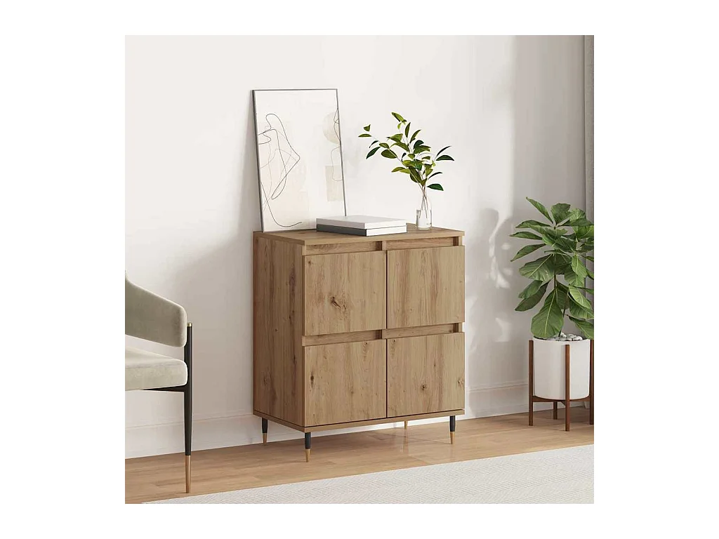 Buffet Marron 60 x 35 x 70 cm Bois d'ingénierie