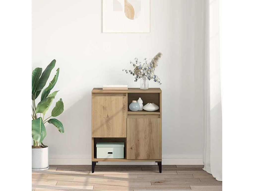 Buffet carvalho artisiano 60 x 35 x 70 cm Madeira processada