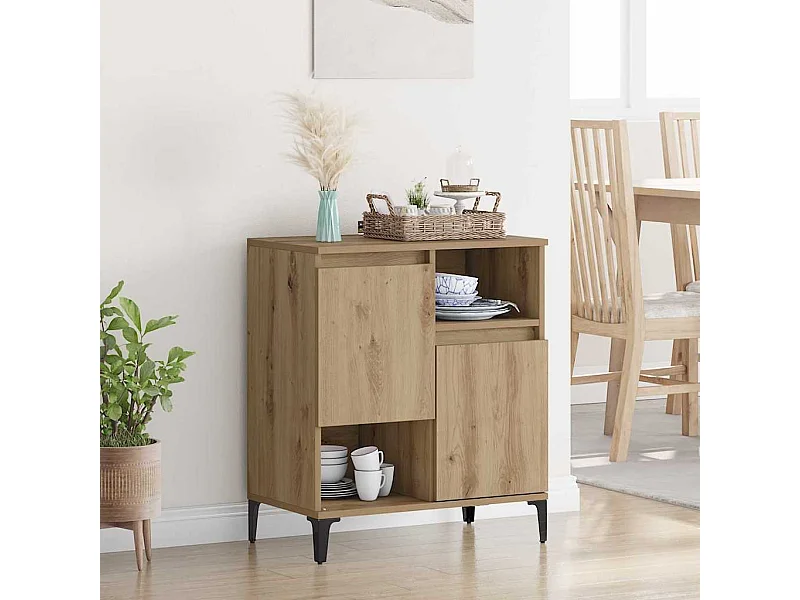 Buffet carvalho artisiano 60 x 35 x 70 cm Madeira processada