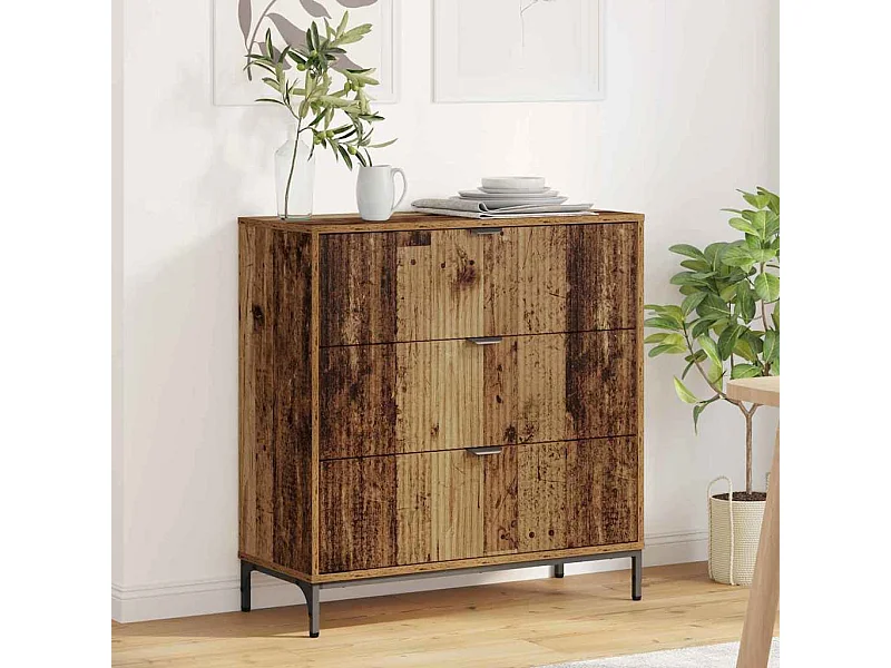 Buffet Bois ancien 79,5 x 33 x 82 cm Bois d'ingénierie