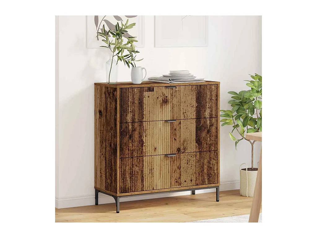 Buffet Bois ancien 79,5 x 33 x 82 cm Bois d'ingénierie
