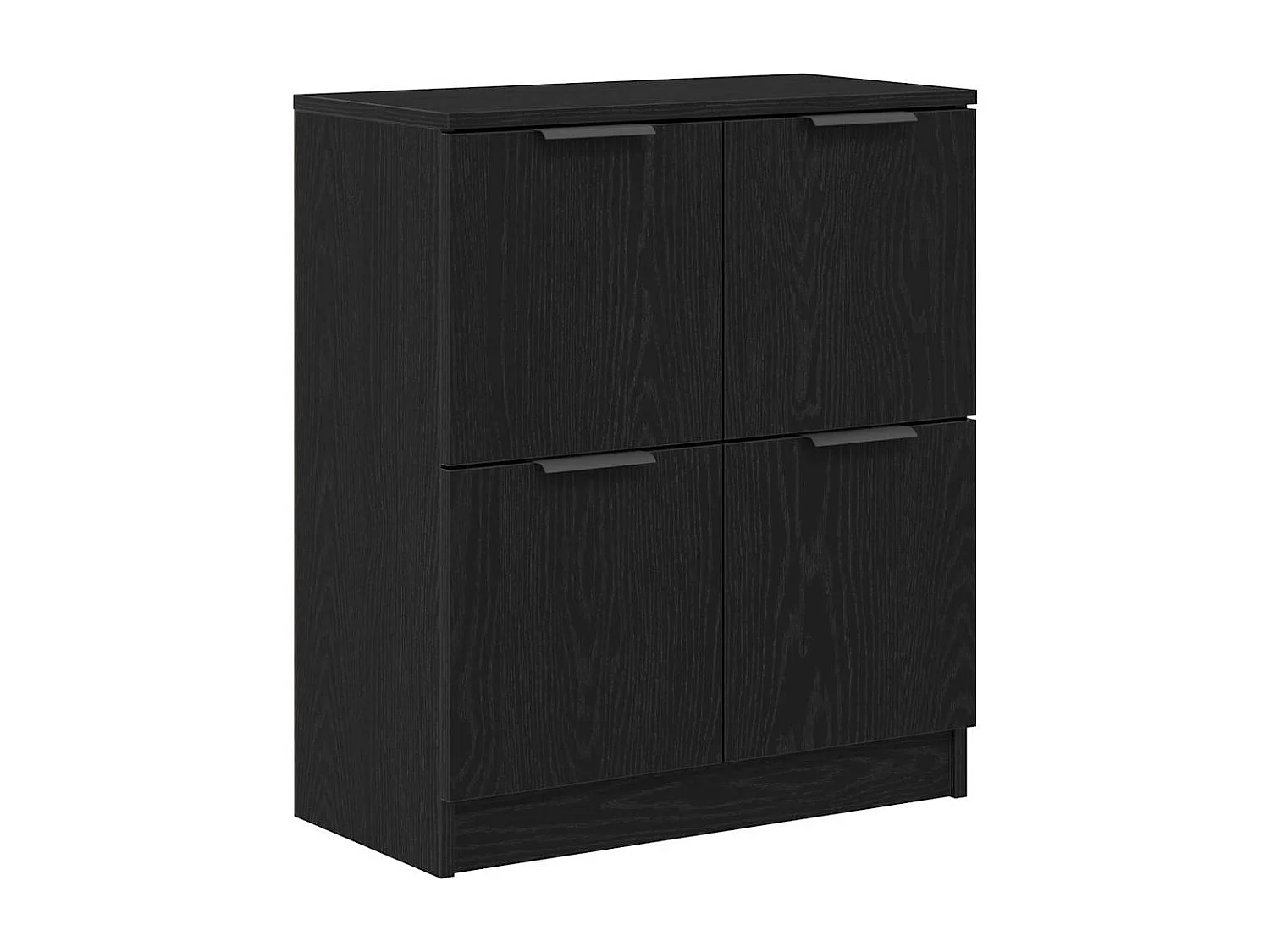 Buffet Noir 60 x 30 x 70 cm Bois d'ingénierie