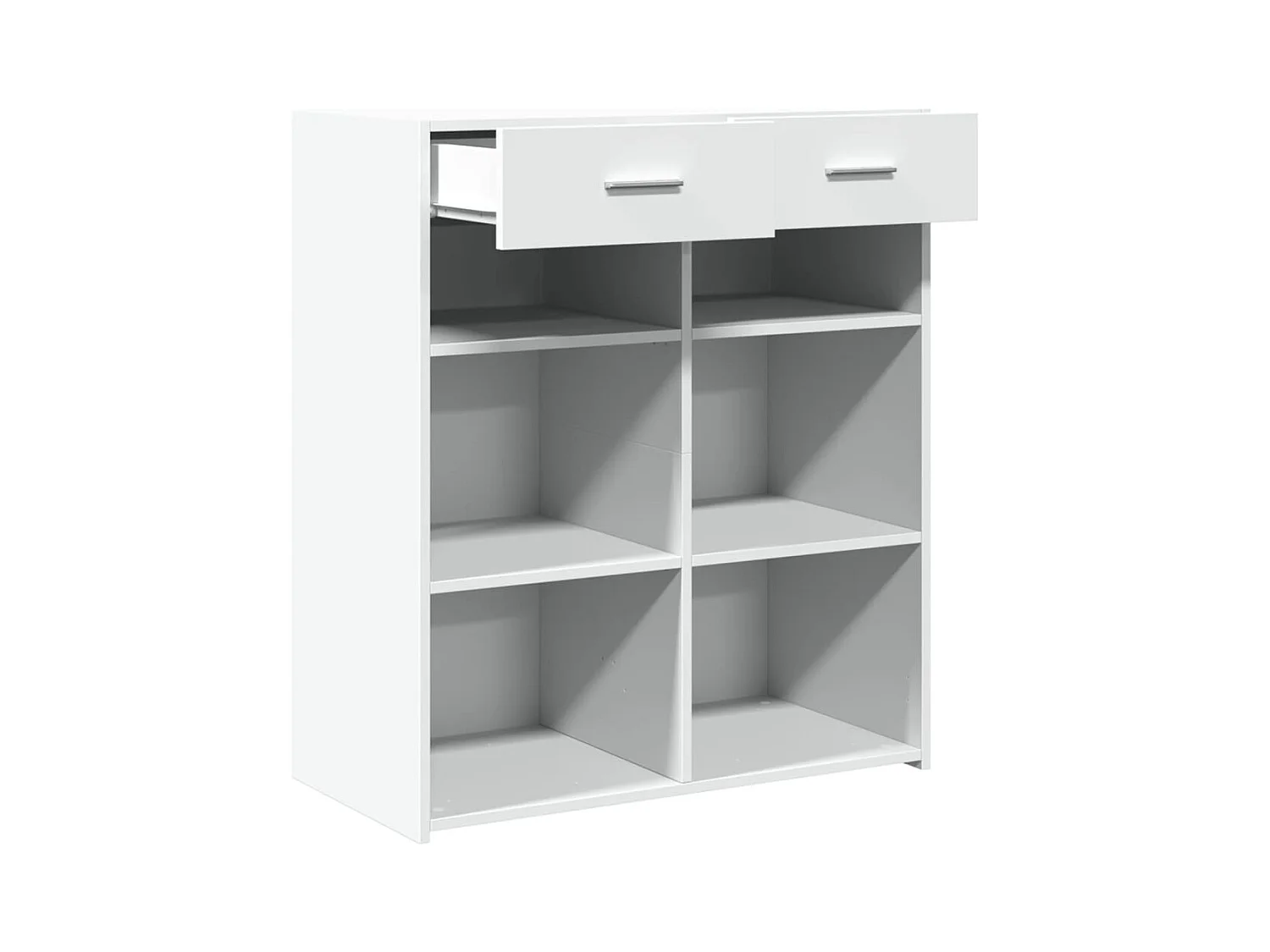 Buffet blanc 80x42,5x93 cm bois d'ingénierie