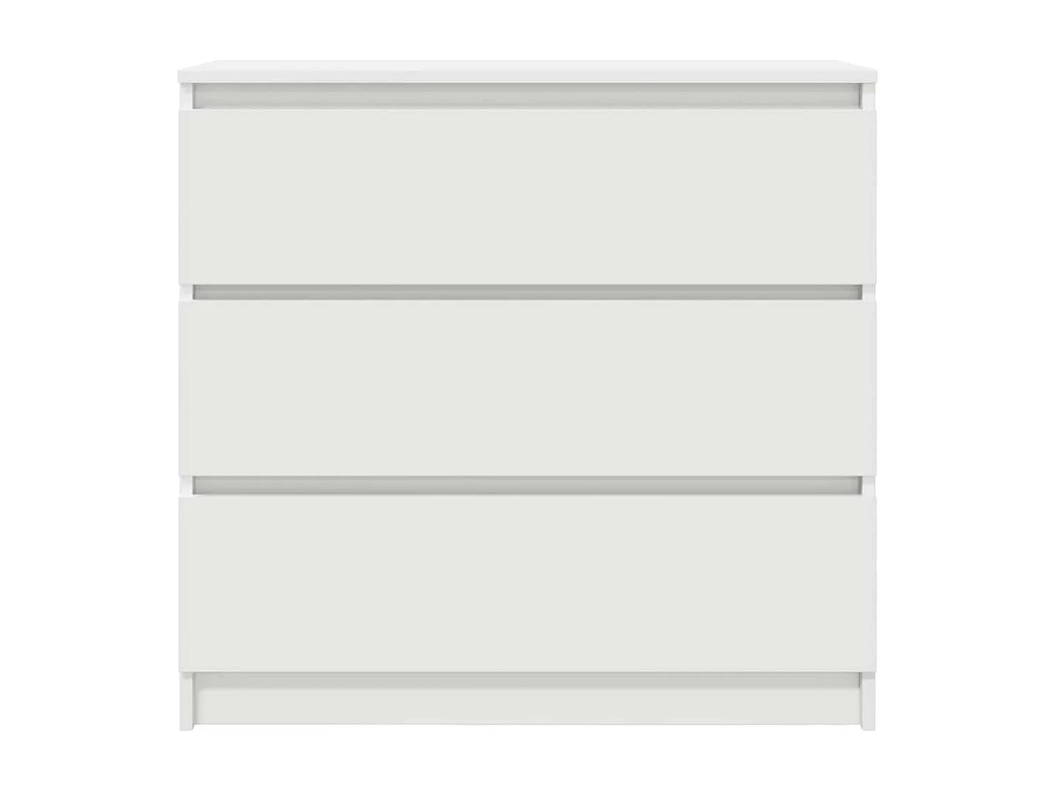 Buffet blanc 80x35x76 cm bois d’ingénierie