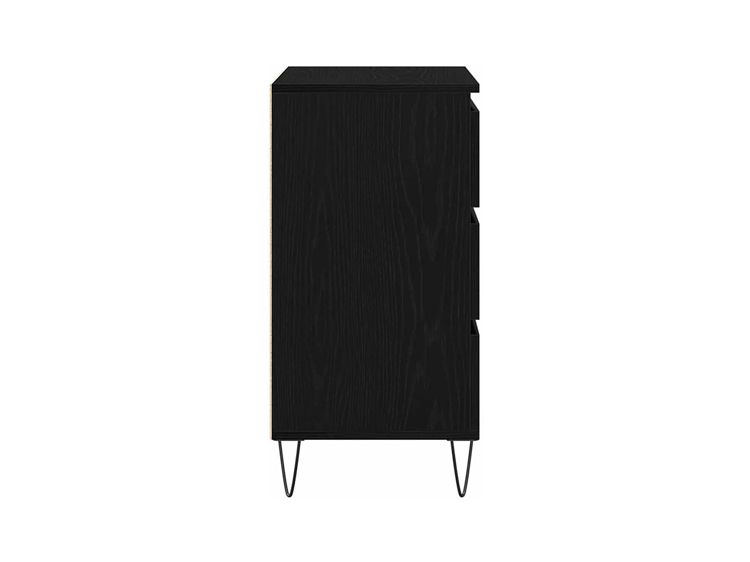 Buffet avec tiroir Chêne noir 60 x 35 x 70 cm Bois d'ingénierie